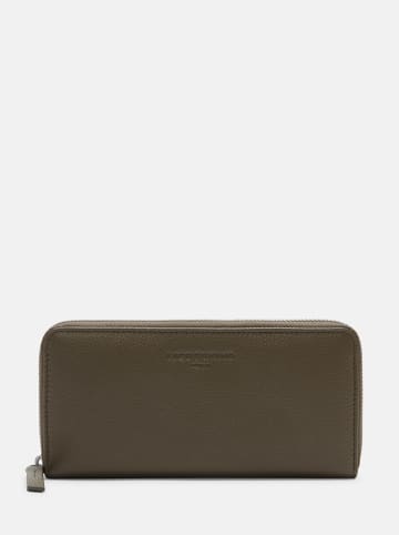 Liebeskind Berlin Leder-Geldbörse in Khaki - (B)19 x (H)9 x (T)2 cm