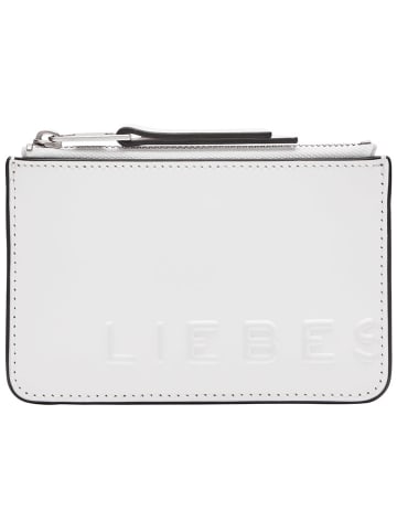 Liebeskind Berlin Leren portemonnee "Star" wit - (B)13 x (H)8 x (D)0,5 cm