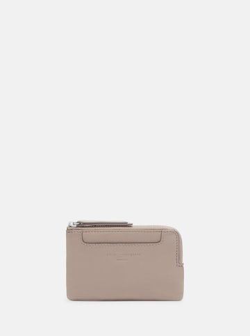 Liebeskind Berlin Leder-Münzbörse in Taupe - (B)12,8 x (H)7,8 x (T)1 cm