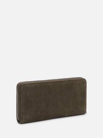 Liebeskind Berlin Leder-Geldbörse in Khaki - (B)19 x (H)9 x (T)2 cm