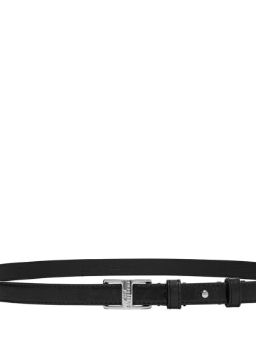 Liebeskind Berlin Skórzany pasek w kolorze czarnym - dł. 85 cm