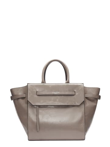 Liebeskind Berlin Leder-Henkeltasche in Grau - (B)32 x (H)26 x (T)10 cm