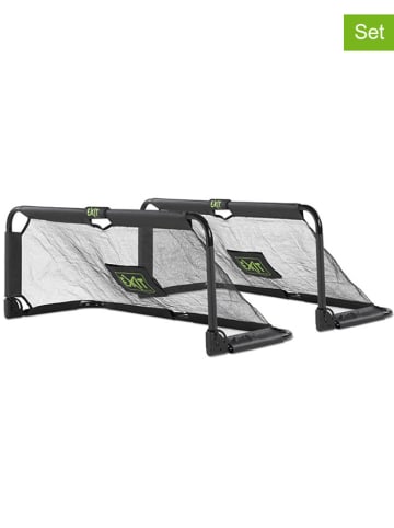 EXIT 2er-Set: Mini-Tore "Panna" in Schwarz - (B)150 cm - ab 3 Jahren