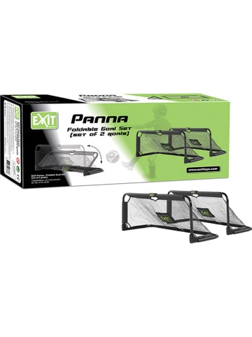 EXIT 2er-Set: Mini-Tore "Panna" in Schwarz - (B)150 cm - ab 3 Jahren