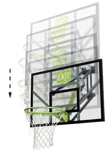 EXIT Basketballkorb "Galaxy" in Schwarz/ Grün - ab 3 Jahren