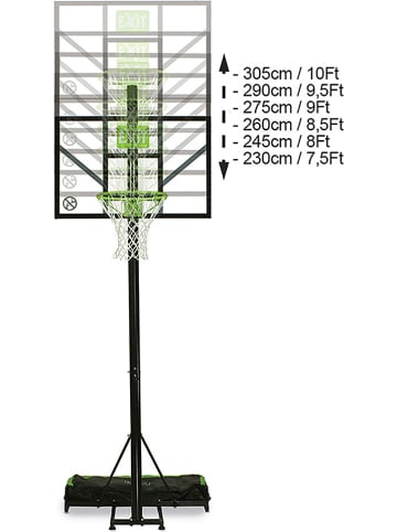 EXIT Basketballständer "Comet" in Schwarz - ab 3 Jahren