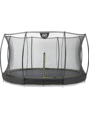 EXIT Trampolin "Silhouette Ground" in Schwarz - Ø 427 cm - ab 3 Jahren