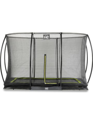 EXIT Trampolin "Silhouette Ground" in Schwarz - (B)244 x (H)203 cm - ab 3 Jahren