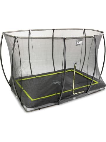 EXIT Trampolin "Silhouette Ground" in Schwarz - (B)244 x (H)203 cm - ab 3 Jahren