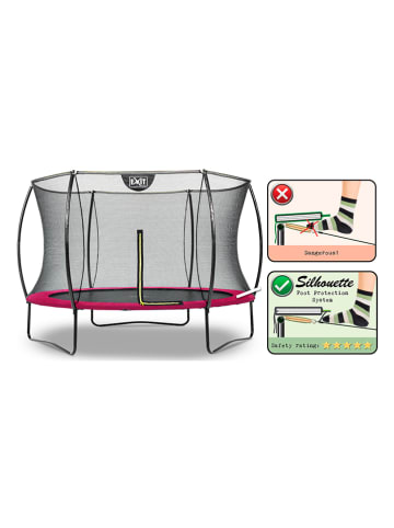 EXIT Trampolin "Silhouette" in Pink - Ø 305 cm - ab 3 Jahren