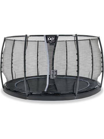 EXIT Trampolin "Dynamic Groundlevel" in Schwarz - Ø 427 cm - ab 3 Jahren