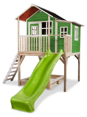 EXIT Holzspielhaus "Loft 750" in Grün - ab 3 Jahren