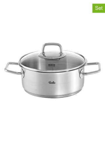 Fissler 2tlg. Set: Edelstahl-Bratentopf "Profi Collection®" - Ø20 cm