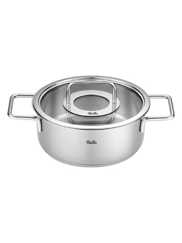 Fissler 2tlg. Set: Edelstahl-Bratentopf" "Pure Collection" - Ø 24 cm