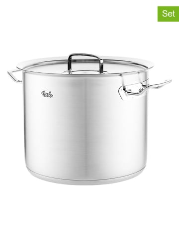 Fissler 2tlg. Set: Edelstahl-Kochtopf "Profi Collection®" - Ø24 cm