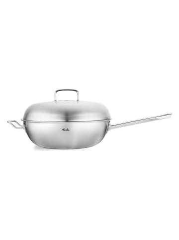 Fissler 2tlg. Set: Edelstahl-Wok "Profi Collection®"