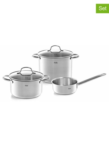 Fissler 5tlg. Edelstahl-Kochgeschirrset "San Francisco" in Silber
