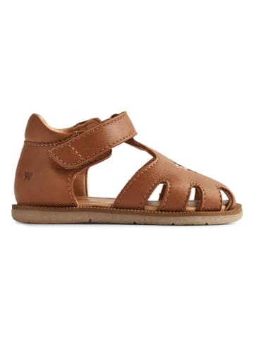 Wheat Leren enkelsandalen "Lowe" lichtbruin