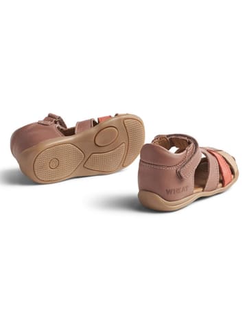 Wheat Leder-Halbsandalen in Rosa
