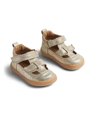 Wheat Leder-Lauflernschuhe "Sven" in Gold