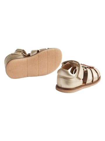 Wheat Leren enkelsandalen "Hana" goudkleurig