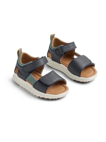 Wheat Leder-Sandalen "Maxie" in Dunkelblau