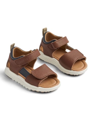 Wheat Leren sandalen bruin