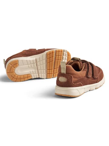 Wheat Leder-Sneakers in Braun