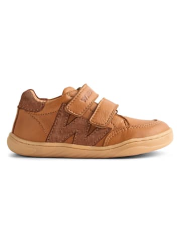Wheat Leren sneakers "Barres" lichtbruin