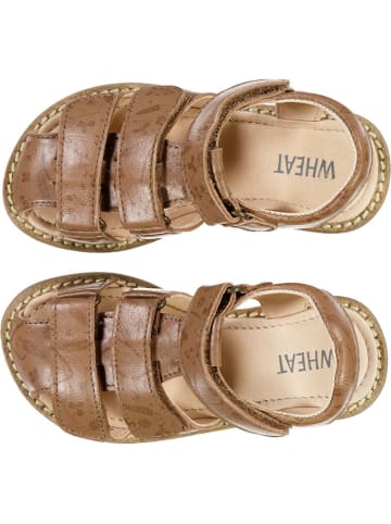 Wheat Leren enkelsandalen "Addison" lichtbruin