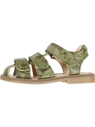 Wheat Leren enkelsandalen "Addison" groen