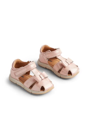 Wheat Leder-Halbsandalen "Donna" in Rosa