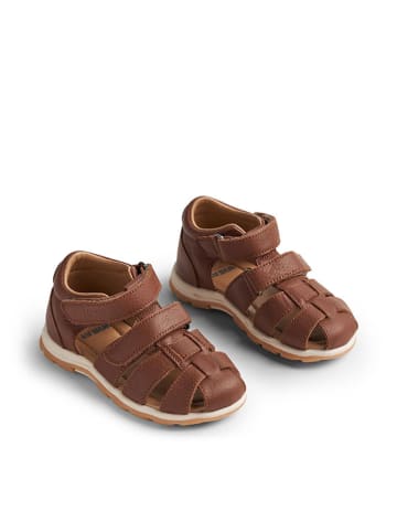 Wheat Leder-Halbsandalen in Braun