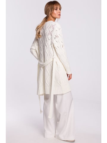 made of emotion Kardigan w kolorze kremowym