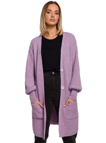 made of emotion Kardigan w kolorze fioletowym