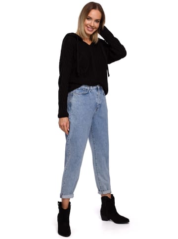 made of emotion Bluza w kolorze czarnym