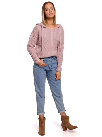 made of emotion Hoodie in Rosa