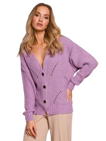 made of emotion Cardigan in Lila