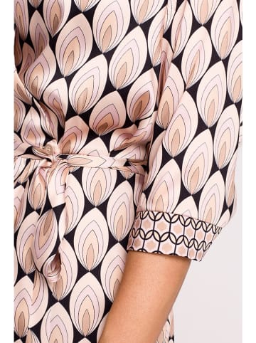 made of emotion Sukienka w kolorze czarno-beżowym