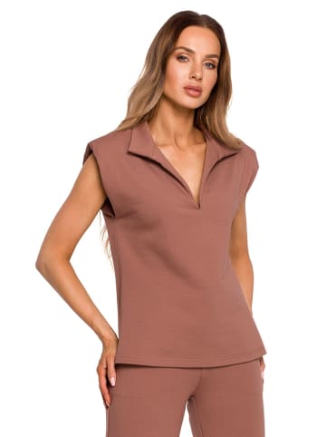 made of emotion Bluse in Braun