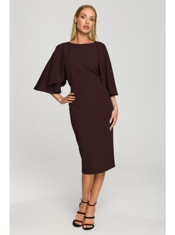 made of emotion Sukienka w kolorze brązowym