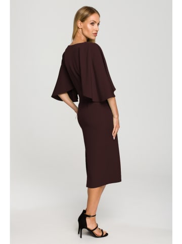 made of emotion Sukienka w kolorze brązowym