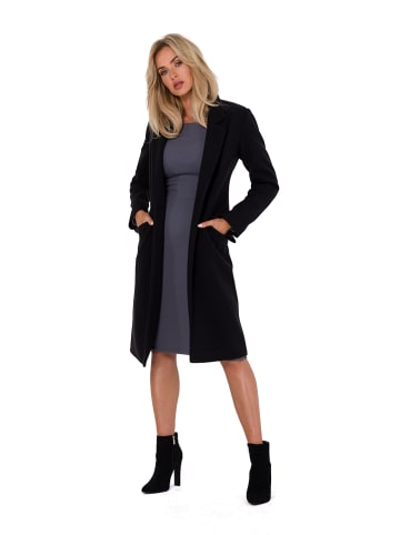 made of emotion Płaszcz przejściowy w kolorze czarnym