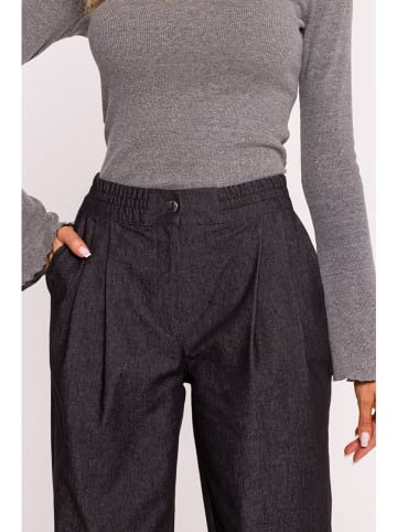 made of emotion Spodnie w kolorze antracytowym