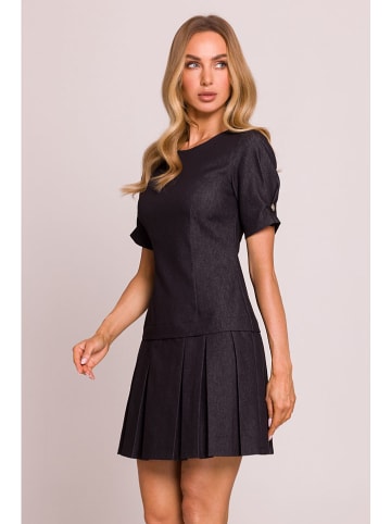 made of emotion Sukienka w kolorze antracytowym