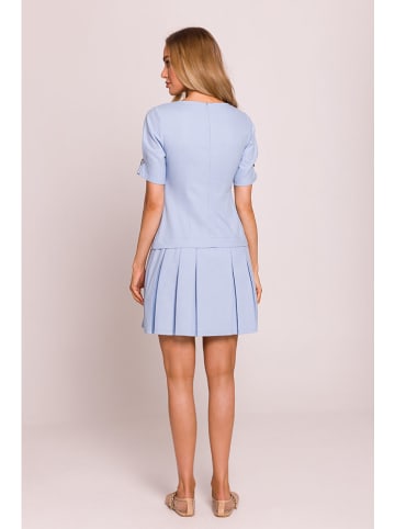 made of emotion Sukienka w kolorze błękitnym