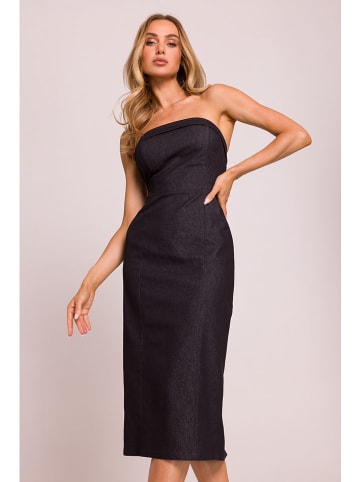 made of emotion Sukienka w kolorze antracytowym