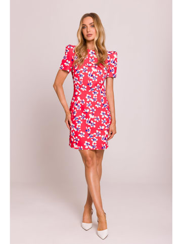 made of emotion Kleid in Rot/ Weiß