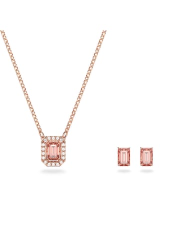 Swarovski 2tlg. Schmuckset: Halskette und Ohrstecker