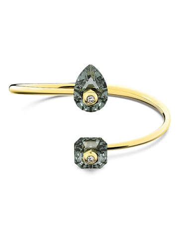 Swarovski Pozłacana bransoletka z elementami ozdobnymi